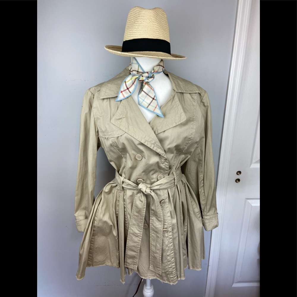 Coffee Shop Trench Coat/ Dress